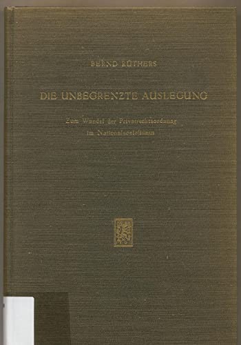 9783163286221: Die unbegrenzte Auslegung (Livre en allemand)