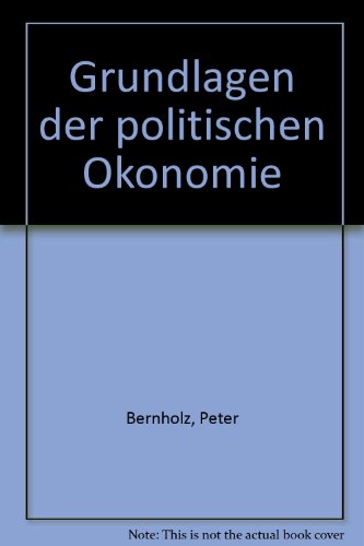 9783163448261: Grundlagen der Politischen konomie