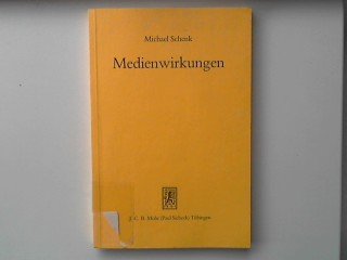 Beispielbild fr Medienwirkungen: Kommentierte Auswahlbibliographie der anglo-amerikanischen Forschung zum Verkauf von medimops