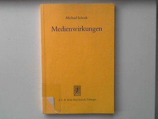 Stock image for Medienwirkungen: Kommentierte Auswahlbibliographie der anglo-amerikanischen Forschung for sale by medimops