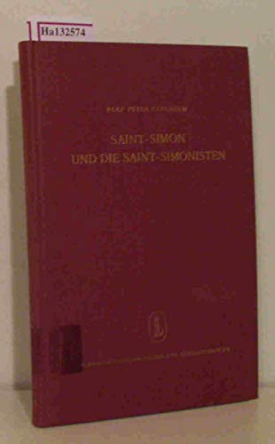 9783165314724: Saint-Simon und die Saint-Simonisten.