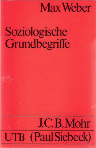 9783165448306: Soziologische Grundbegriffe.