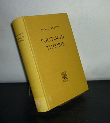 9783168380511: Politische Theorie: D. Grundlagen polit. Denkens im 20. Jh [Paperback] by Bre...