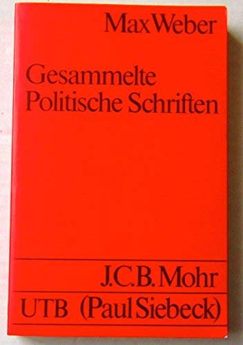 Beispielbild fr Gesammelte Politische Schriften zum Verkauf von medimops