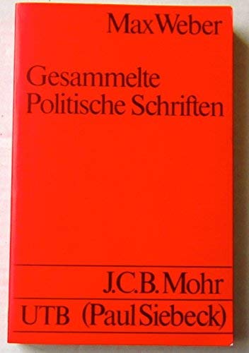 Stock image for Gesammelte Politische Schriften for sale by medimops