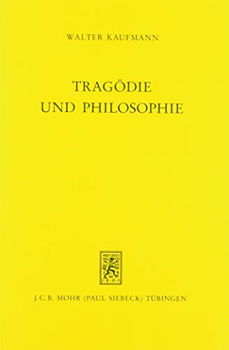 Beispielbild fr Tragdie und Philosophie (Einheit der Gesellschaftswissenschaften) zum Verkauf von medimops