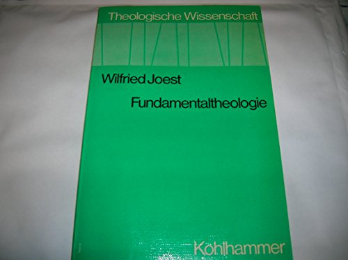 Beispielbild fr Fundamentaltheologie. zum Verkauf von Versandantiquariat Felix Mcke