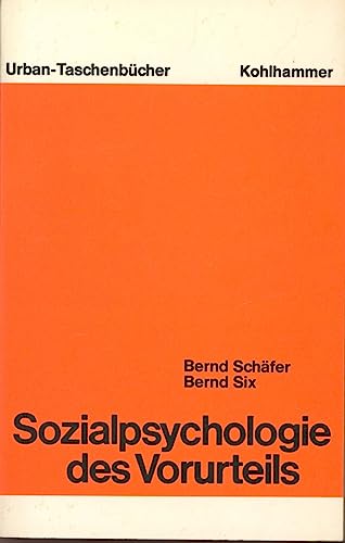 Sozialpsychologie des Vorurteils (Urban-TaschenbuÌˆcher ; Bd. 207) (German Edition) (9783170014213) by SchaÌˆfer, Bernd