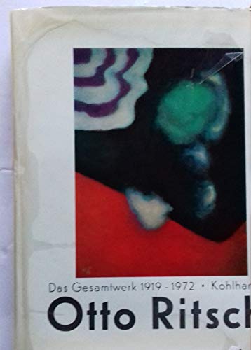 9783170015302: Otto Ritschl: Das Gesamtwerk 1919-1972