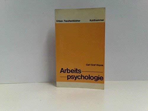 Beispielbild fr Arbeitspsychologie zum Verkauf von Bernhard Kiewel Rare Books
