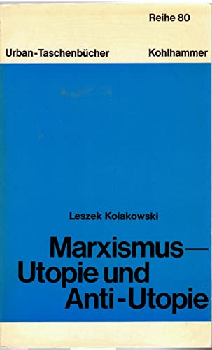 Beispielbild fr Marxismus, Utopie und Anti- Utopie. zum Verkauf von medimops
