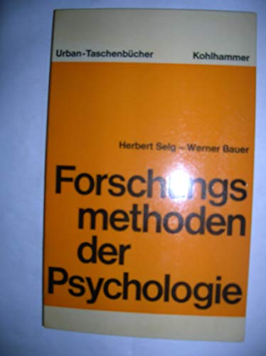 Stock image for Forschungsmethoden der Psychologie. Eine Einfhrung for sale by Kultgut