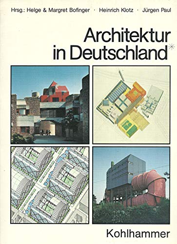 Beispielbild fr Architektur in Deutschland: Bundesrepublik u. Westberlin (German Edition) zum Verkauf von Books From California