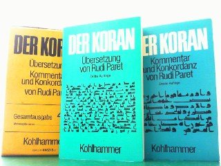 Beispielbild fr Der Koran. 2 Bnden komplett in Schuber Band 1. bersetzung. / 2. Kommentar und Konkordanz. zum Verkauf von Bernhard Kiewel Rare Books