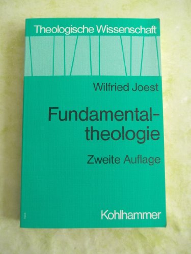 Stock image for Fundamentaltheologie. Theologische Grundlagen- und Methodenprobleme for sale by medimops