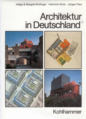 Beispielbild fr Architektur in Deutschland Bundesrepublik und Westberlin zum Verkauf von Buchhandlung-Antiquariat Sawhney