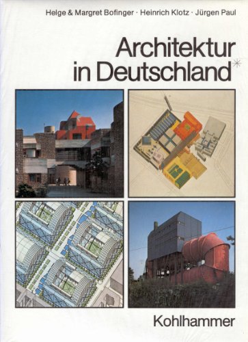 9783170071490: Architektur in Deutschland: Bundesrepublik und Westberlin (Fachbuchreihe Architektur) - Bofinger, Helge