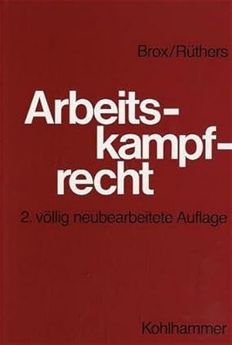 Beispielbild fr Arbeitskampfrecht zum Verkauf von Buchpark