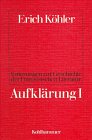 Stock image for Vorlesungen zur Geschichte der franzsischen Literatur / Aufklrung I for sale by Buchpark