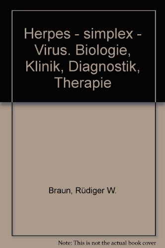 9783170094154: Herpes-simplex-Virus. Biologie, Klinik, Diagnostik, Therapie