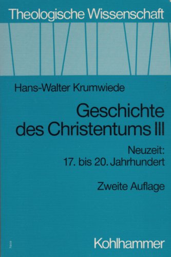 Stock image for Theologische Wissenschaft, Bd.8, Geschichte des Christentums for sale by medimops