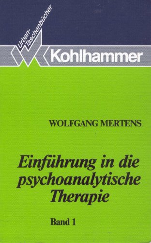 Beispielbild fr Einfhrung in die psychoanalytische Therapie, Bd. 1 zum Verkauf von medimops