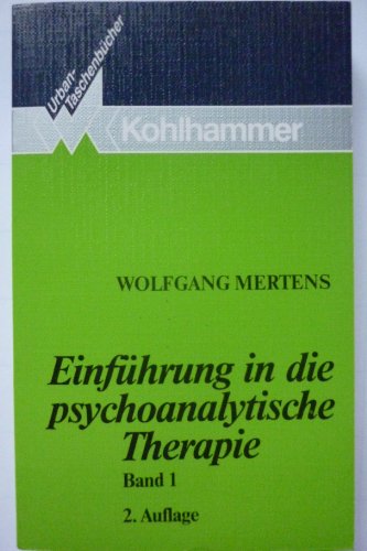 Imagen de archivo de Einfhrung in die psychoanalytische Therapie I a la venta por medimops