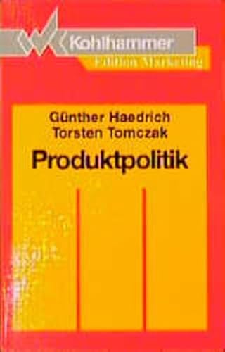 Stock image for Produktpolitik for sale by medimops