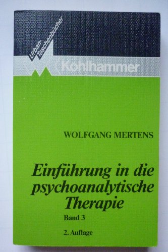 Beispielbild fr Einfhrung in die psychoanalytische Therapie, Band 3 zum Verkauf von medimops