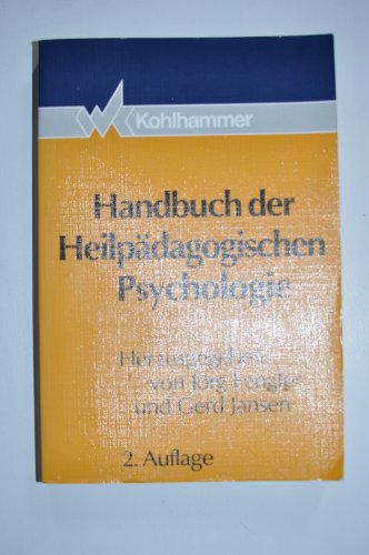 Stock image for Handbuch der Heilpdagogischen Psychologie for sale by medimops