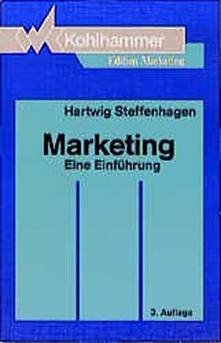 Stock image for Marketing: Eine Einfhrung (Kohlhammer Edition Marketing) for sale by Buchpark