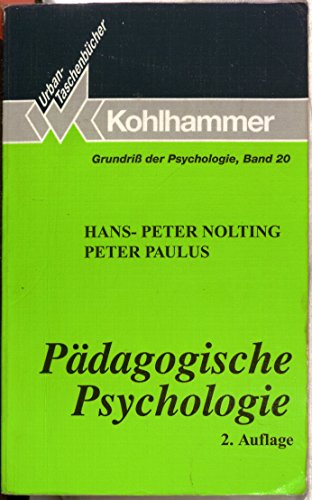 Stock image for Grundri der Psychologie, Band 20: Pdagogische Psychologie for sale by medimops