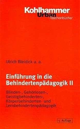 9783170152472: Einfhrung in die Behindertenpdagogik