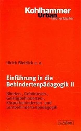 Stock image for Einfhrung in die Behindertenpdagogik for sale by medimops
