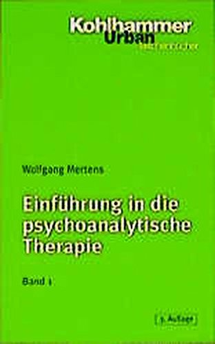 Stock image for Einfhrung in die psychoanalytische Therapie 1.: BD 1 for sale by medimops