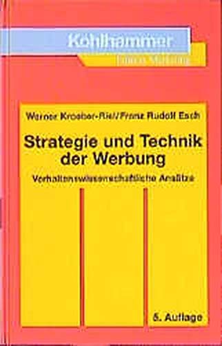 9783170165601: Strategie und Technik der Werbung (Livre en allemand)