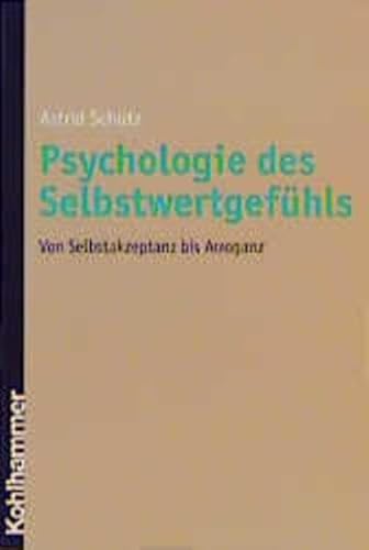 9783170166851: Psychologie des Selbstwertgefhls (Livre en allemand)