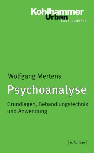 Beispielbild fr Psychoanalyse: Grundlagen, Behandlungstechnik und angewandte Psychoanalyse (Urban-Taschenbuecher) zum Verkauf von medimops