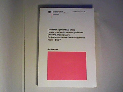 9783170175747: Case Mangament fr ltere Hausarztpatienten und ihre Angehrigen (Livre en allemand)