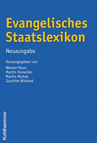 Evangelisches Staatslexikon. Neuausgabe.