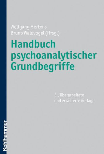 Beispielbild fr Handbuch psychoanalytischer Grundbegriffe [Gebundene Ausgabe] Wolfgang Mertens (Herausgeber), Bruno Waldvogel (Herausgeber) Dieses Handbuch, verfasst von ber 130 Wissenschaftlern aus Europa und den Vereinigten Staaten, erlutert nach einem einheitlichen Schema bersichtlich die grundlegenden Begriffe der Psychoanalyse. Neben ihrer Definition, ihrer klassischen Auffassung und ihrem ideengeschichtlichen Hintergrund wird die Weiterentwicklung der klassischen Psychoanalyse in die einzelnen Schulrichtungen detailliert beschrieben. Zugleich knpft das Handbuch an den interdisziplinren Diskurs an, indem es in einen Dialog mit Nachbarfchern wie beispielsweise der Biologie, Medizin, Psychologie, Soziologie, Linguistik und den Kulturwissenschaften tritt. Stimmen zu den beiden Vorauflagen: "Das Buch gibt einem das Gefhl, in eine neue Zeit einzutreten. Der alte Schulenstreit wird in den 'Grundbegriffen' ersetzt durch eine historisch-kritische Untersuchungsmethode, die wie eine Ergnzung der Ve zum Verkauf von BUCHSERVICE / ANTIQUARIAT Lars Lutzer