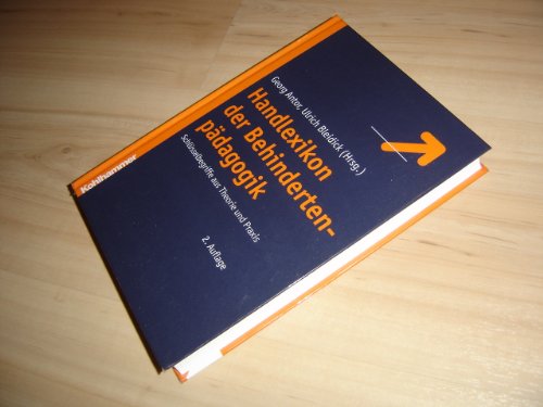 Beispielbild fr Handlexikon der Behindertenpdagogik: Schlsselbegriffe aus Theorie und Praxis zum Verkauf von medimops