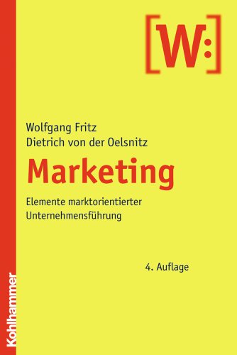 Beispielbild fr Marketing: Elemente marktorientierter Unternehmensfhrung zum Verkauf von medimops