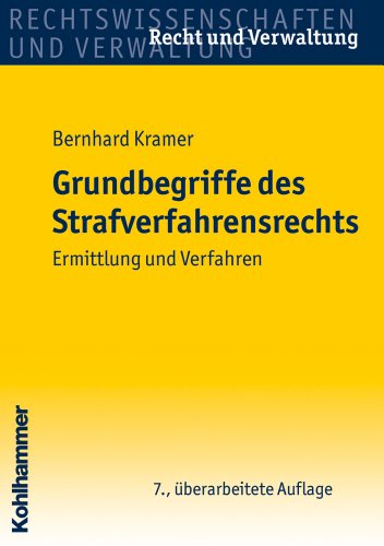 Beispielbild fr Grundbegriffe des Strafverfahrensrechts: Ermittlung und Verfahren zum Verkauf von medimops