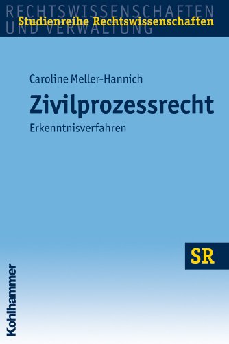 Beispielbild fr Zivilprozessrecht - Erkenntnisverfahren zum Verkauf von medimops