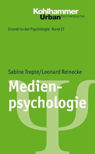 Imagen de archivo de Medienpsychologie, Grundriss der Psychologie Bd. 27. Urban-Taschenbuch Nr. 726 (Urban-Taschenbucher) a la venta por medimops