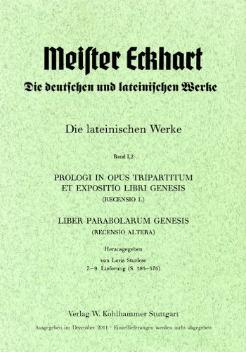 9783170223431: Meister Eckhart. Lateinische Werke: Band 1,2Lieferung 7-9