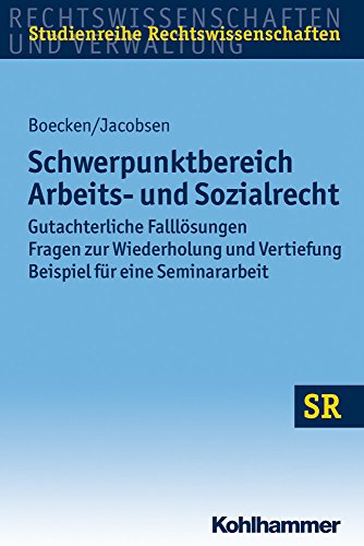 Stock image for Schwerpunktbereich Arbeits- und Sozialrecht for sale by ISD LLC