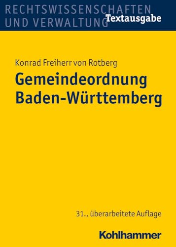 Beispielbild fr Gemeindeordnung Baden-Wrttemberg zum Verkauf von Buchpark