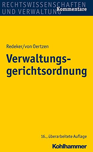 9783170253971: Verwaltungsgerichtsordnung